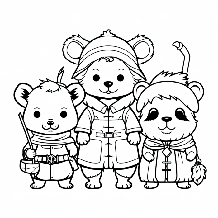 Pilgrim Coloring Page