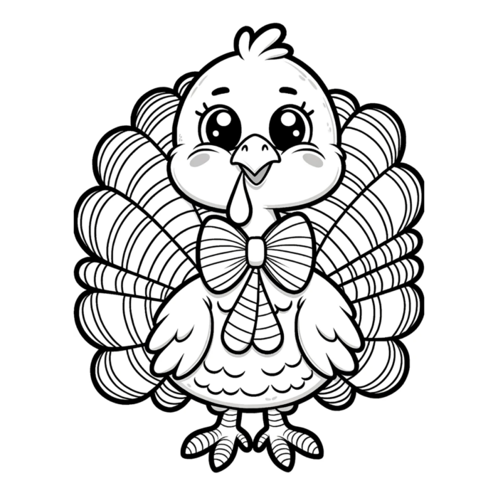 Turkey Coloring Page