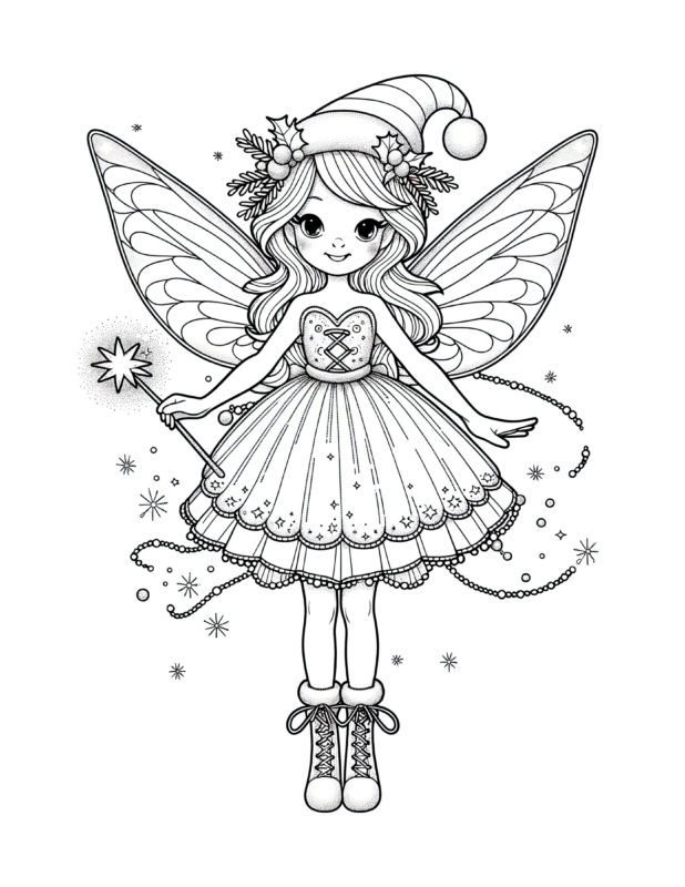 Fairy Coloring Page