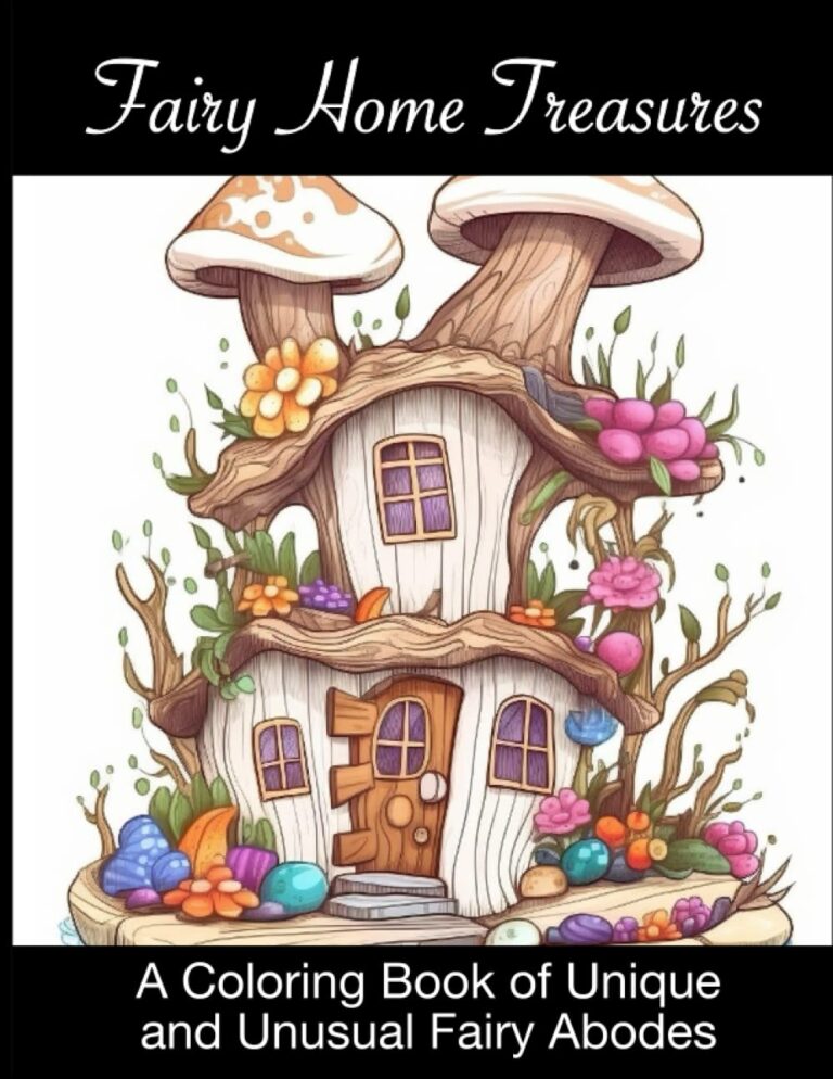 Abode Treasures - Fairy Homes Coloring Book