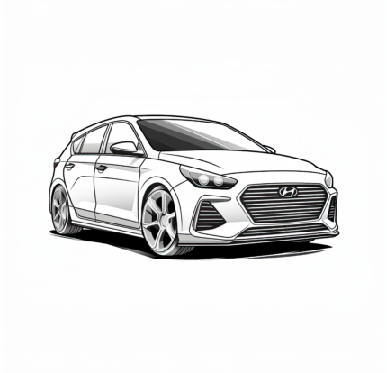 Hyundai Arnejs Coloring Page