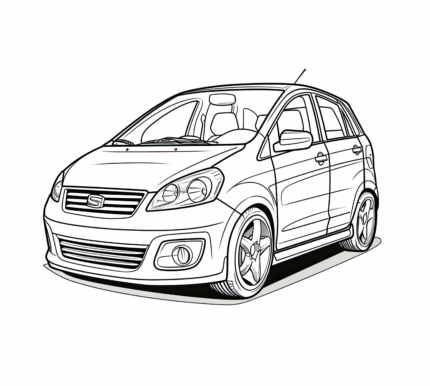 Hyundai_Getz_Coloring Pages