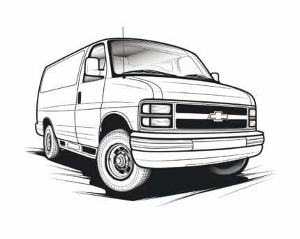 Chevrolet Express Coloring Page