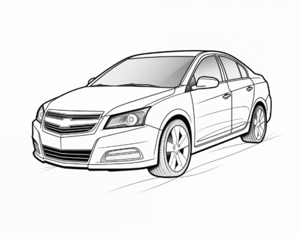 Chevrolet Cruze Coloring Page