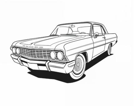Chevrolet Impala Coloring Page