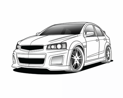 Chevrolet Sonic Coloring Page