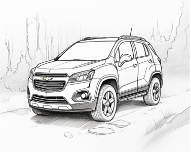 Chevrolet Tracker Coloring Page