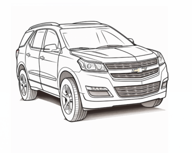 Chevrolet Traverse Coloring Page