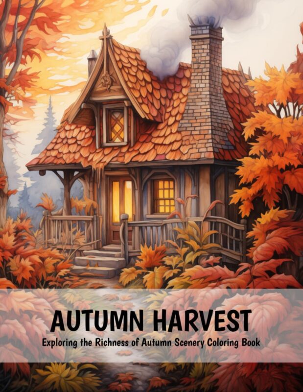 Autumn Harvest Coloring Book