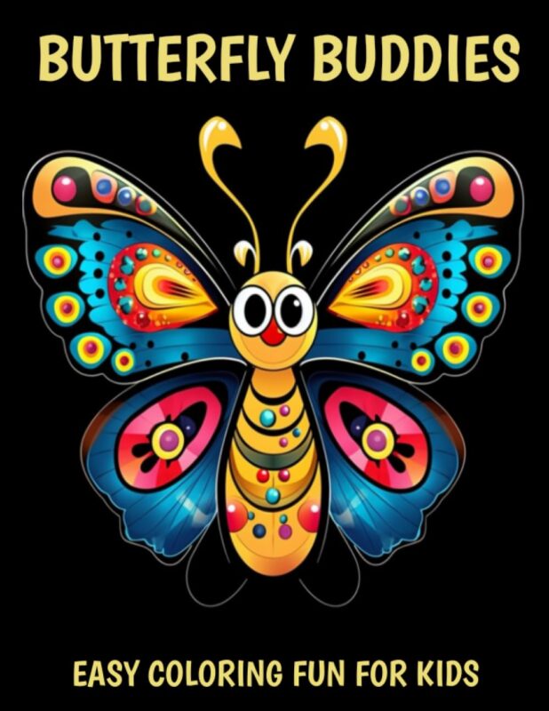 Butterfly Buddies Coloring Book for Kids