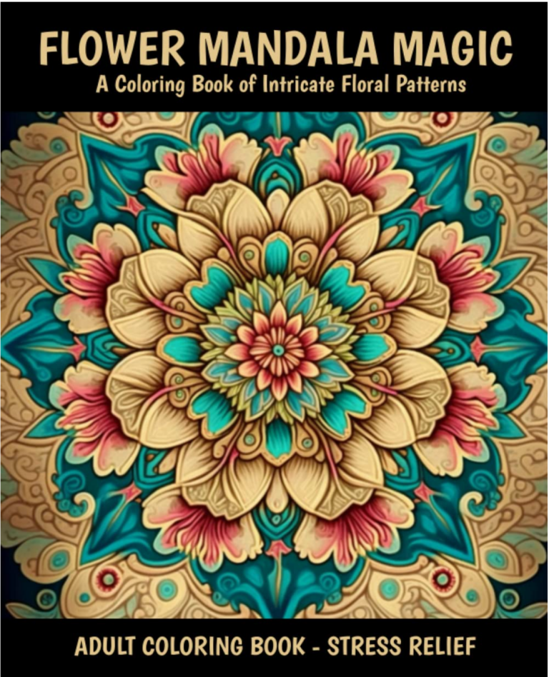 Flower Mandala Magic Coloring Book