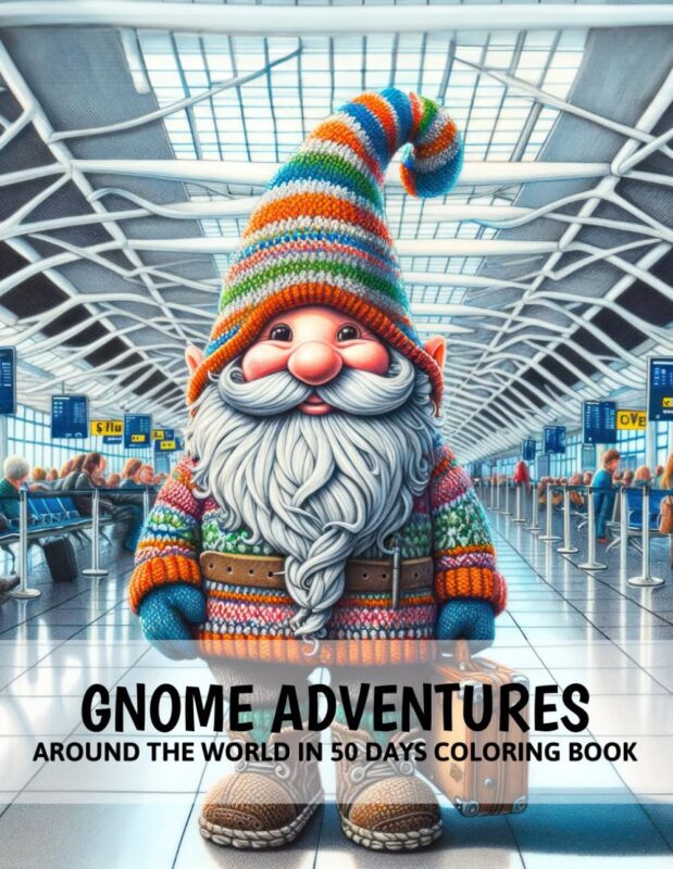 Gnome Adventure Coloring Book